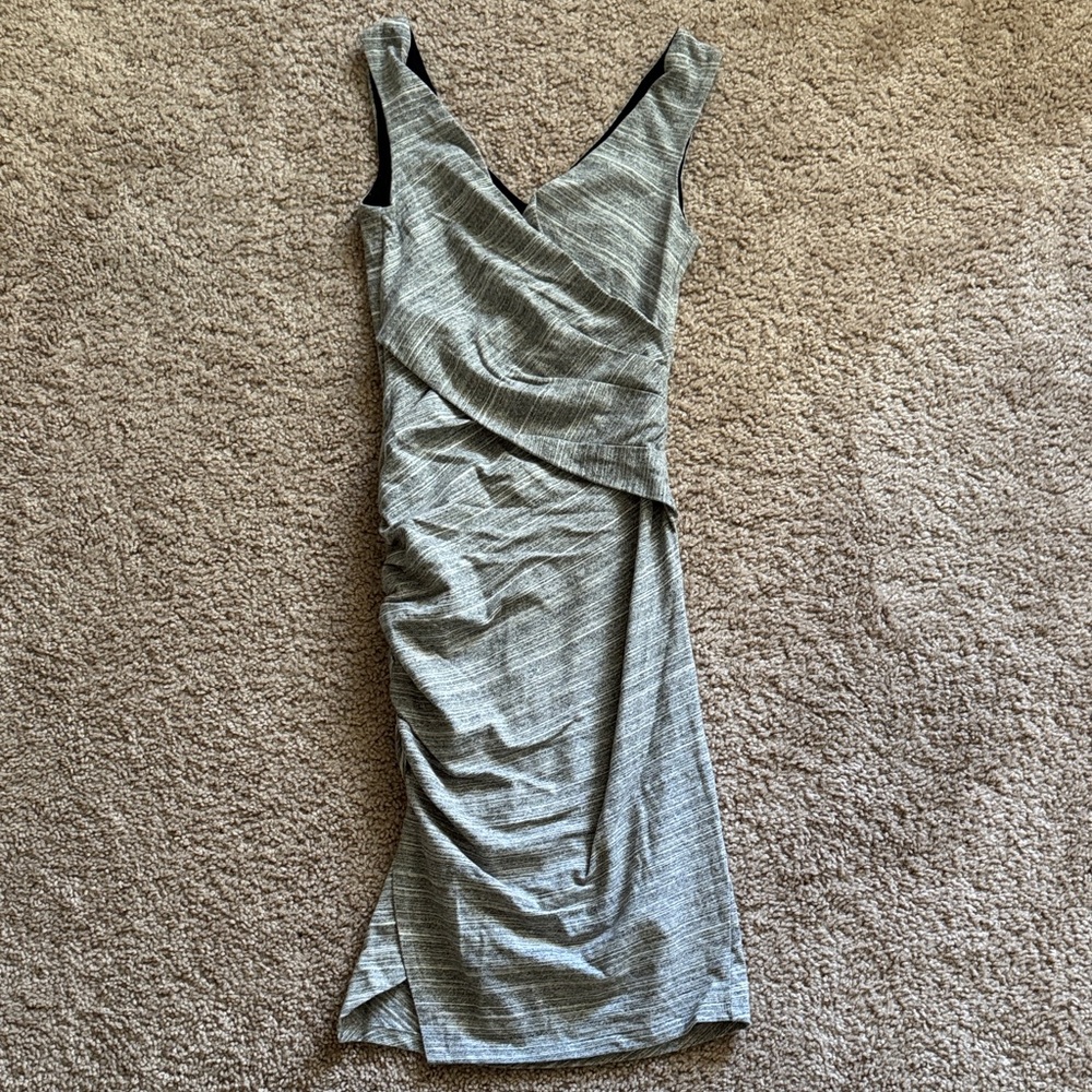 Witchery Asymmetrical Silver Dress